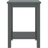 Maison Chic Nočna omarica - Nočna miza temno siva 35x30x47 cm trdna borovina, (21689424) | Shoptok.si
