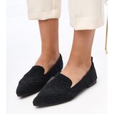 D/CEO Black Lace Women's Ballet Flats Gerania | shoptok.hr