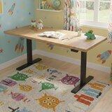 Uvi LITE V2 električna dvižna miza Chalet Oak in črni okvir | Shoptok.si