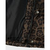 Sinsay Prošivena puffer jakna s leopard uzorkom | shoptok.hr