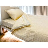 posteljina damast dalia D12, 140x200cm, žuta