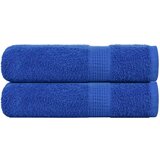 vidaXL Kopalne brisače 2 kos modra 100x150 cm 360 g/m² 100% bombaž Cene
