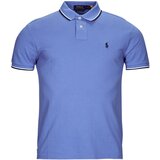 Polo Ralph Lauren Polo majice kratki rokavi POLO COUPE DROITE EN COTON BASIC MESH FANTAISIE COL Modra | Shoptok.si
