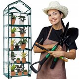 springos MINI VRTNI RASTLINJAK za BALKON BALKONSKI regal FOLIJA 5 POLIC 190x70x50, (21632309) Cene