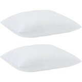 vidaXL Vzglavniki 2 pcs Bela 60 x 70 cm 85gsm 100% poliester | Shoptok.si