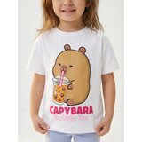 Sinsay Pamučna majica s printom kapibare | shoptok.hr
