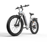 Shengmilo Električno kolo MX06 največja hitrost 45 km/h, električno kolo za odrasle, električno kolo Fat Bike 48V17,5AH, električno e-gorsko kolo, bel, (21968692) u