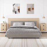  Zidni noćni ormarići 2 kom boja hrasta sonome 41,5 x 36 x 53 cm | shoptok.hr