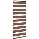 vidaXL Zavjesa zebra smeđa 60x150 cm širina tkanine 55,9 cm poliester | shoptok.hr