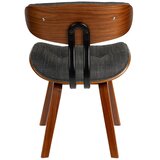 Dutchbone Siv/rjav oblazinjen jedilni stol Blackwood – | Shoptok.si
