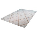 Kayoom TKANA PREPROGA Luxury 210 Elfenbein / Taupe 80/150 cm tkano krem barve, rjavosiva | Shoptok.si