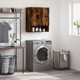 vidaXL Stenska omarica dimljeni hrast 60x31x70 cm inženirski les | Shoptok.si