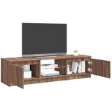 TV ormarić s LED svjetlima boja smeđeg hrasta 140x40x35 5 cm | shoptok.hr