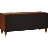 vidaXL Omare in policami za shranjevanje medijev Rjava | Shoptok.si