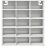 vidaXL Omara za čevlje s polico Bela 52.5 x 30 x 50 cm Konstruiran les | Shoptok.si