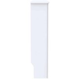 vidaXL Pokrov radiatorja 2 pcs Bela 78x19x81.5cm Konstruiran les | Shoptok.si