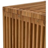  Vrtni bočni stol Smeđa 45 x 42,5 x 45 cm Čvrsto teak drvo | shoptok.hr