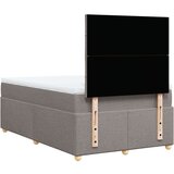 vidaXL Box spring postelja z vzmetnico taupe 120x190 cm blago, (21305694) | Shoptok.si