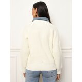 La Modeuse Puloverji 75979_P179890 Bela | Shoptok.si