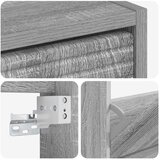  Ormar za cipele na zidu HAARLEM 71 x 17 x 86 cm Siva Sonoma - Siva Sonoma | shoptok.hr