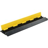 vidaXL Podna zaštita za kabele most s 2 kanala od gume 4 kom 101,5 cm | shoptok.hr