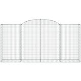  Lučne gabionske košare 5 kom 300x50x140/160cm pocinčano željezo | shoptok.hr