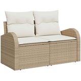  Set sofe 6 kom. Bež i krem bijela Poli Rattan i čelik | shoptok.hr