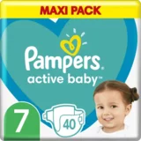 Pampers Active Baby Size 7 jednokratne pelene 15+ kg 40 kom