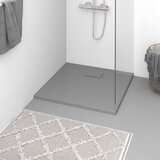 vidaXL Kada za tuš SMC siva 80 x 80 cm Cijene