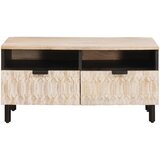  Kava Stol s ladicama Bijelo 80 x 54 x 40 cm Čvrsto drvo manga | shoptok.hr
