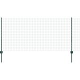 vidaXL Ograda Set Set od 2 Zelena Metal Ograda 25 x 1 m | shoptok.hr