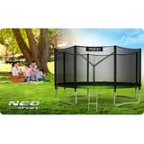Neo-Sport vrtni trampolin 374 cm (12 ft) s vanjskom mrežom i ljestvama, zeleni | shoptok.hr