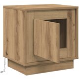  Noćni ormar S LED lampica Umjetnički hrast 44 x 34,5 x 45 cm | shoptok.hr