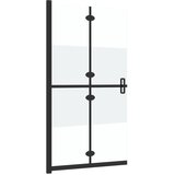  Sklopiva pregrada za tuš napola matirano staklo ESG 70 x 190 cm | shoptok.hr
