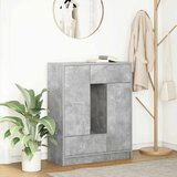  Komoda s ladicama i vratima beton siva 73x31x90 cm Cijene