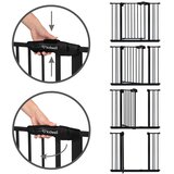 Kidwell Guarda crna sigurnosna vrata 75-104 cm | shoptok.hr