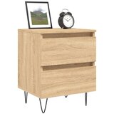  Nočna omarica sonoma hrast 40x35x50 cm inženirski les, (20808938) | Shoptok.si