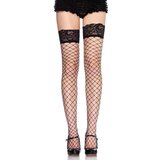 Leg Avenue Fence Net Thigh Highs 9037 Black Cijene