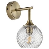  Endon 103173 - Zidno svetlo ALLEGRA 1xE14/7W/230V mesing/proziran | Eponuda.com