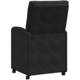  Blagovačke stolice s kotačima 2 pcs Crna 58 x 67 x 97 cm Baršun | shoptok.hr