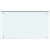 vidaXL Kuhinjska zaštita od prskanja bijela 70 x 40 cm kaljeno staklo | shoptok.hr