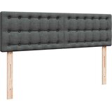  Otomanski krevet s madracem tamnosivi 140x190cm od tkanine | shoptok.hr