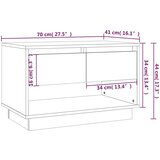 TV ormarić boja dimljenog hrasta 70 x 41 x 44 cm od iverice | shoptok.hr