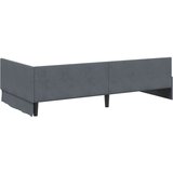  Kutni krevetni okvir s madracem Ostalo 2 pcs Siva Baršun | shoptok.hr