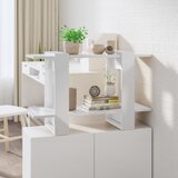 Ormarić za knjige / sobna pregrada sjajni bijeli 80x30x51 cm | shoptok.hr