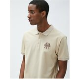 Koton Polo T-shirt - Beige - Regular fit cene