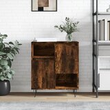 vidaXL Komoda dimljeni hrast 60x35x70 cm inženirski les | Shoptok.si