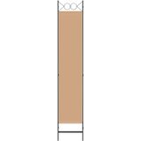  3-panelni pregradni zid Bež 120 x 220 cm Tkanina | Eponuda.ba