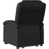 vidaXL Naslonjač na podizanje od umjetne kože crni | shoptok.hr