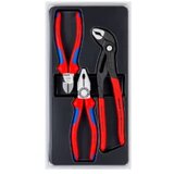 Knipex 3-dijelni set kliješta kombinovana, sječice i papagajke cobra 00 20 09 V01 | Eponuda.ba